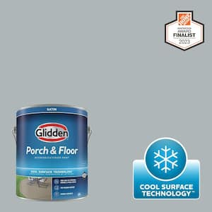 1 gal. PPG14-14 Summer Suede Satin Interior/Exterior Porch and Floor Paint with Cool Surface Technology