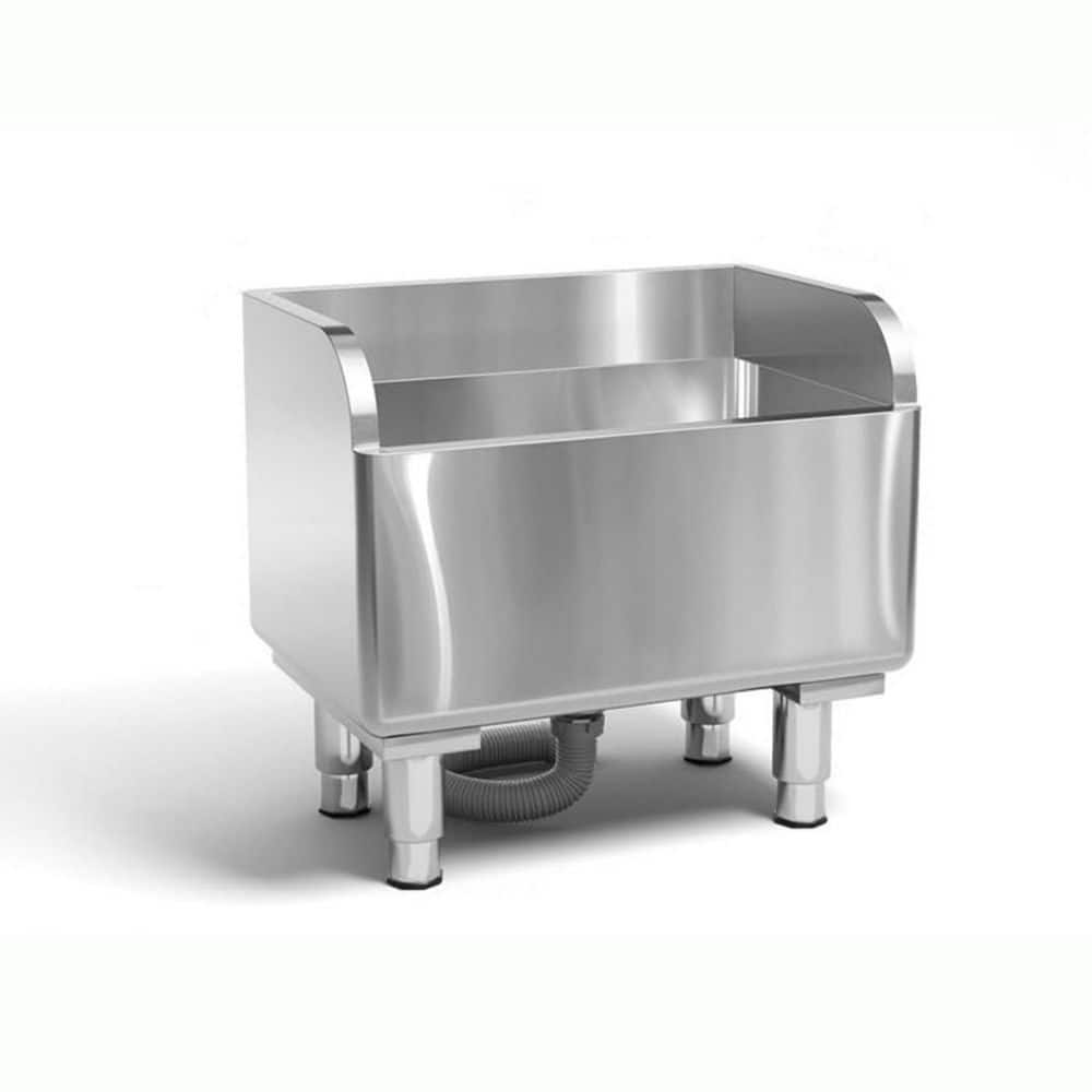 16.1 in. D x 23.6 in. W Stainless Steel Floor Mop Sink, Mounted Mop Service Basin for Commercial Use price history on PriceWatchPro