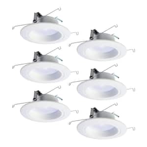RL 5 in. and 6 in. Tunable White Bluetooth Smart Integrated LED Recessed Ceiling Light CCT 2700K-5000K (6-Pack)