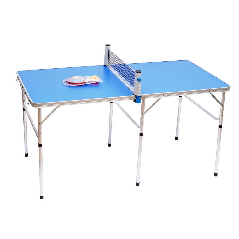 Yiyibyus 59 8 In W X 29 9 D H Ping Pong Table Foldable Tennis Outdoor Ts Hsyxf 574