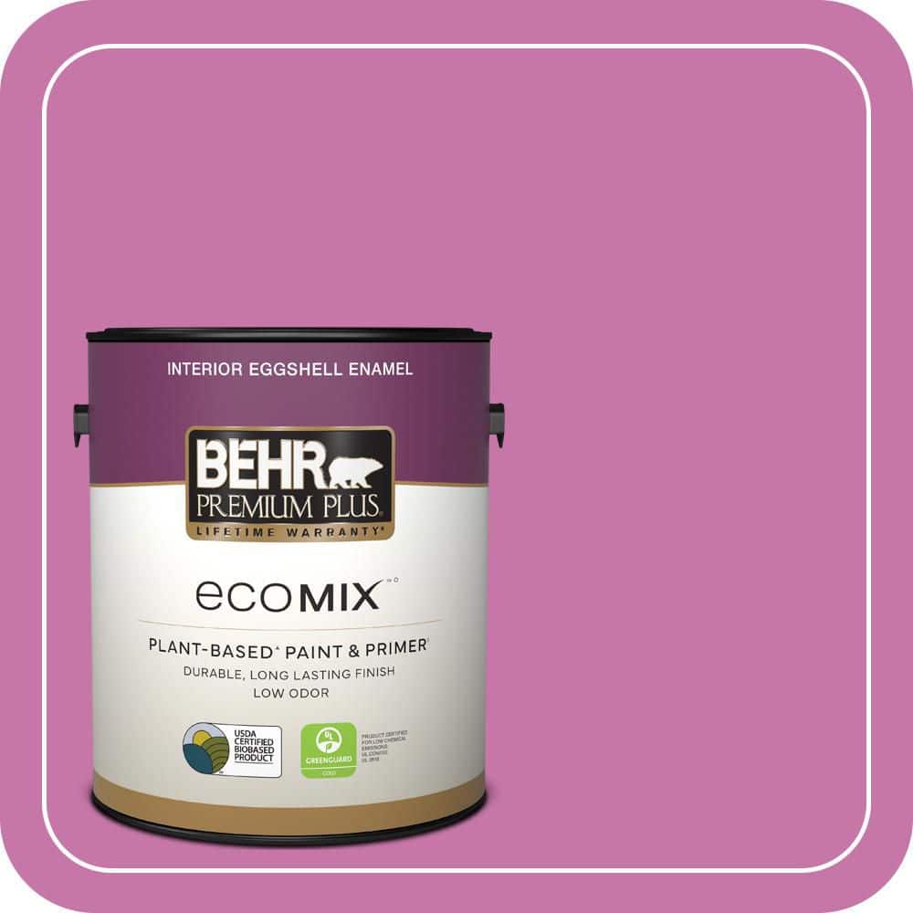 1 gal. #680B-5 Strawberry Freeze Eggshell Enamel EcoMix Plant-Based Interior Paint & Primer price history on PriceWatchPro