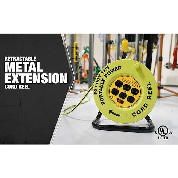 12 - Extension Cord Reels - Extension Cords - The Home Depot