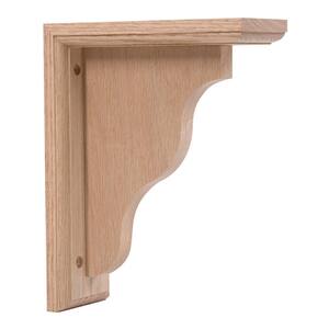 Standard 7 in. X 5 in. X 3/4 in.OAK BRACKET