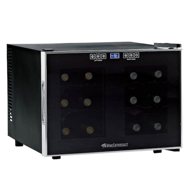 Wine Enthusiast 12-Bottle Dual Zone Touchscreen Wine Cooler