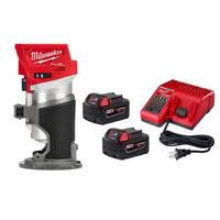 Milwaukee M18 FUEL 18-V Cordless Compact Router w/5AH Battery Deals