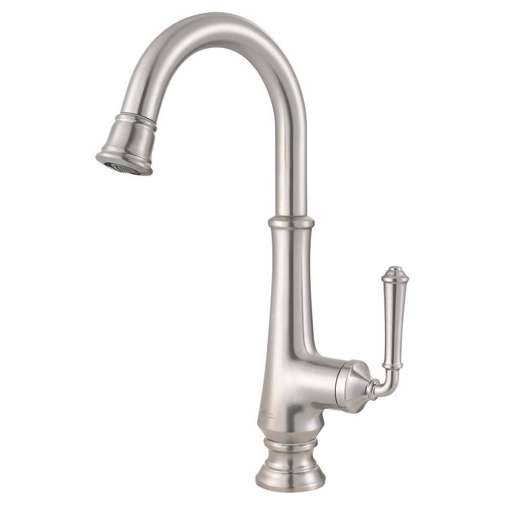 Stainless Steel Single-Handle Pull-Down Kitchen Faucet