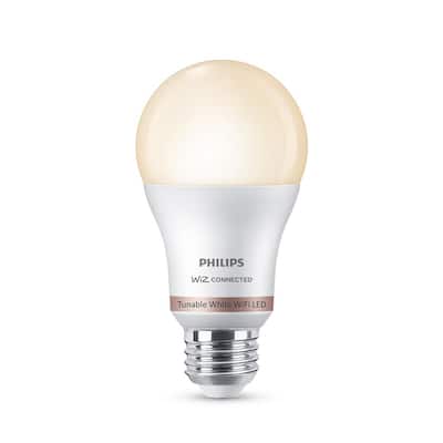 Tunable White A19 LED 60-Watt Equivalent Dimmable Smart Wi-Fi Wiz Connected Wireless Light Bulb