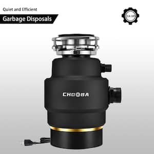 Grinder 3/4 HP Continuous Feed Garbage Disposal with Sound Reduction and Power Cord Kit