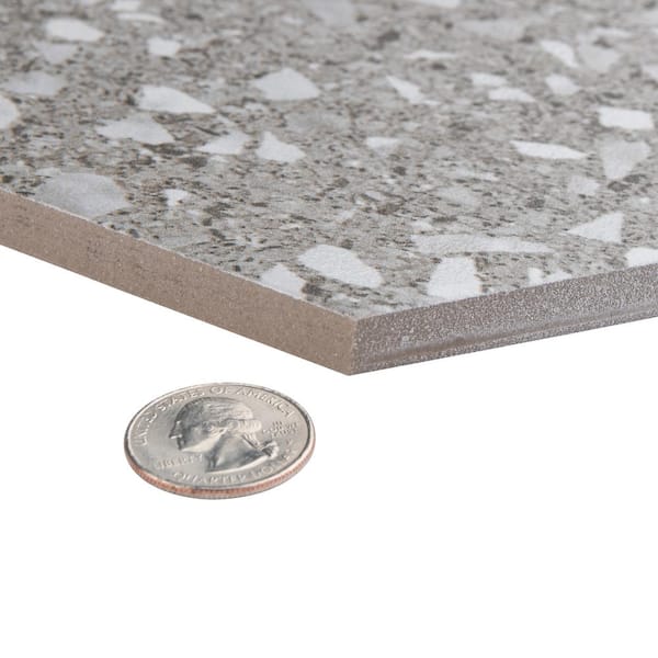 Venice Hex XT Silver 8-5/8 in. x 9-7/8 in. Porcelain Floor and Wall Tile (11.5 sq. ft./Case)