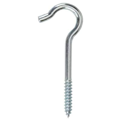 DuraSteel 0.125-in Black Steel Screw Eye Hook