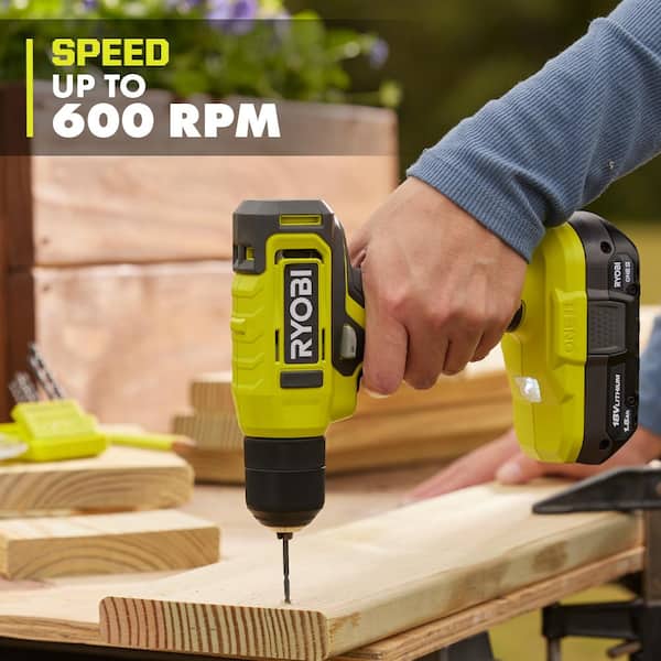 RYOBI - ONE+ 18V Cordless 3/8 in. Drill/Driver Kit with 1.5 Ah Battery and Charger