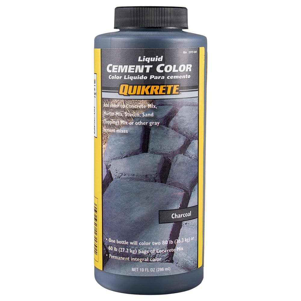 Quikrete 10 oz. Liquid Cement Color - Charcoal 131700 - The Home Depot