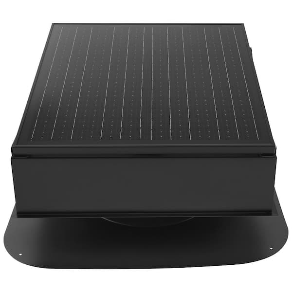 35W Smart Solar Roof Ventilation Roof Attic Exhaust Fan, 2400 CFM Airflow for Cooling and Dehumidification