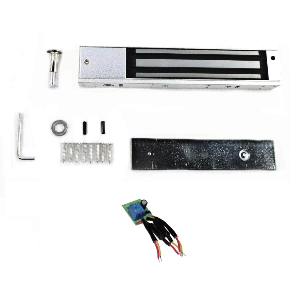Silver Electromagnetic Security Gate Lock for Swing Gates
