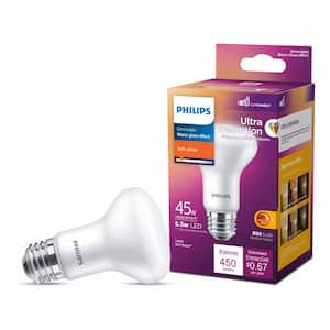 45-Watt Equivalent R20 Ultra-Definition Dimmable E26 LED Light Bulb Soft White with Warm Glow 2700K (1-Pack)