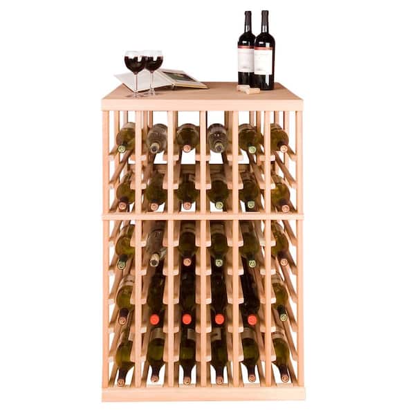 Vinotemp 108-Bottle Pine Floor Wine Rack