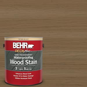 1 gal. #ST-147 Castle Gray Semi-Transparent Waterproofing Exterior Wood Stain