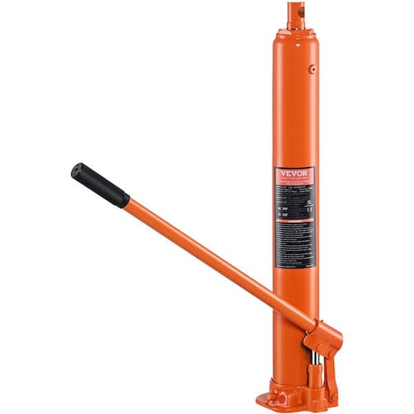 SKYSHALO Hydraulic Long Ram Jack 4 Ton Engine Hoist Cylinder with Single Piston Pump And Flat Base Hydraulic Ram Cylinder