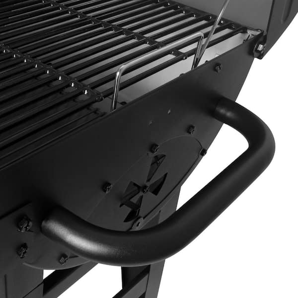 Char-Griller - Double Play 1,260 sq., in. 3-Burner Gas and Charcoal Grill in Black