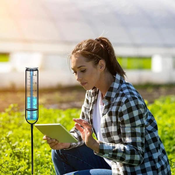 ITOPFOX 7 in. Outdoor Glass Rain Gauge Replacement Tubes ITOPFOX 7 in. Outdoor Glass Rain Gauge Replacement Tubes