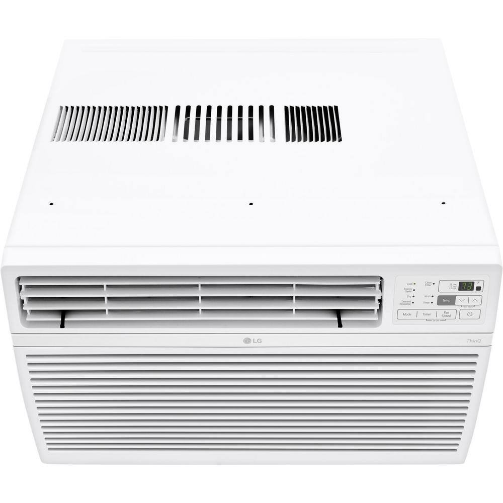 LG 12,000 BTU White Smart Window Air Conditioner with Wi-Fi and Remote
