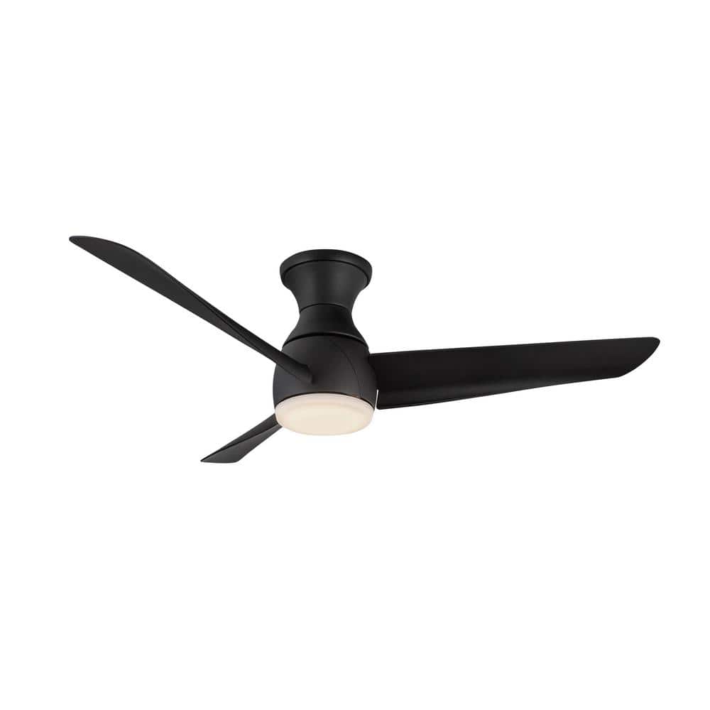 Thalia 54 in. 1-Light Matte Black Integrated Indoor LED Smart Hugger Ceiling Fan price history on PriceWatchPro