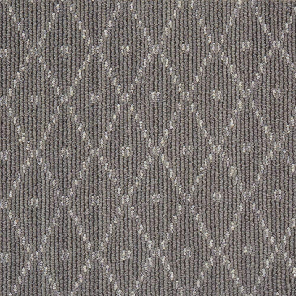 6 in. x 6 in. Pattern Carpet Sample - Merino Diamond Dot - Color Battleship price history on PriceWatchPro