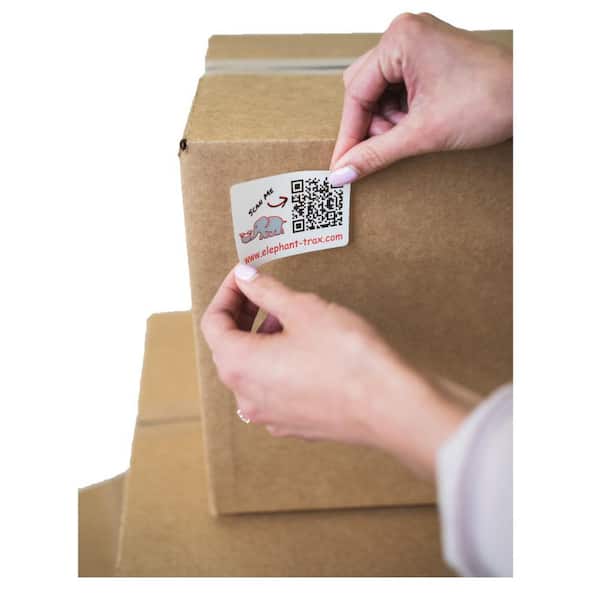 2" Round #1-#15 Inventory Control Numbers Storage Stickers 500 labels per roll 