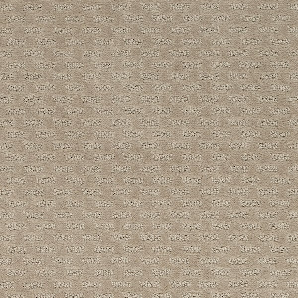 Home Decorators Collection Quiet Reflection  - Sand - Beige 24 oz. Polyester Pattern Installed Carpet