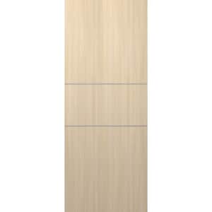 Optima 2H 18 in. x 80 in. No Bore Solid Composite Core Loire Ash Composite Wood Interior Door Slab