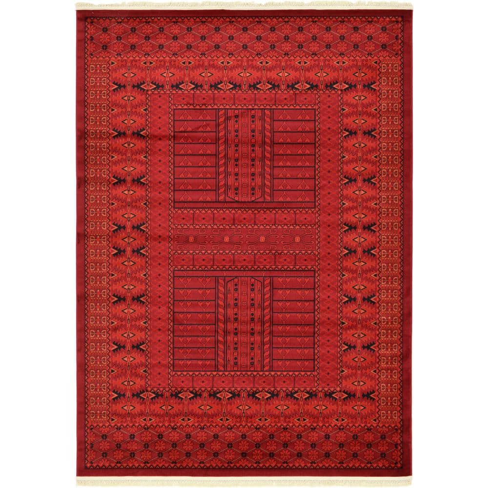 Tekke Roosevelt Red 7' 0 x 10' 0 Area Rug price history on PriceWatchPro