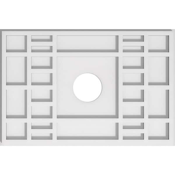 Ekena Millwork 1 in. x 18 in. x 12 in PVC Medallion Moulding