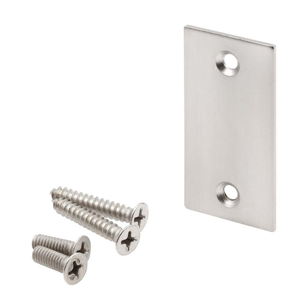 2-1/4 in. x 1-1/8 in. Door Edge Filler Plate, Satin Nickel (Single Pack) price history on PriceWatchPro