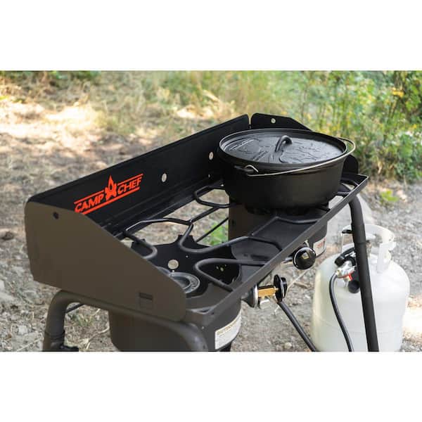 Camp Chef Deluxe 2-Burners Propane Push and Turn Stainless Steel Outdoor  Stove in the Outdoor Burners & Stoves department at