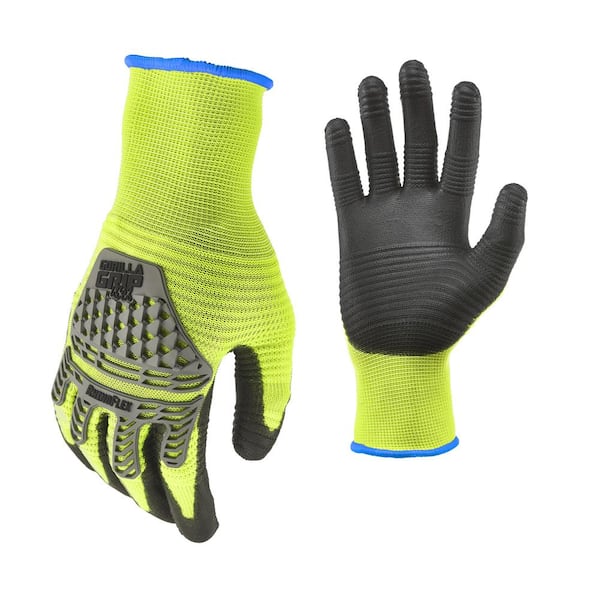 3 Pack Gorilla grip gloves with no-slip technology