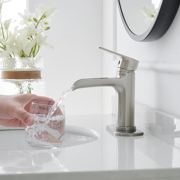 HOMEMYSTIQUE Single Handle Waterfall Single Hole Bathroom