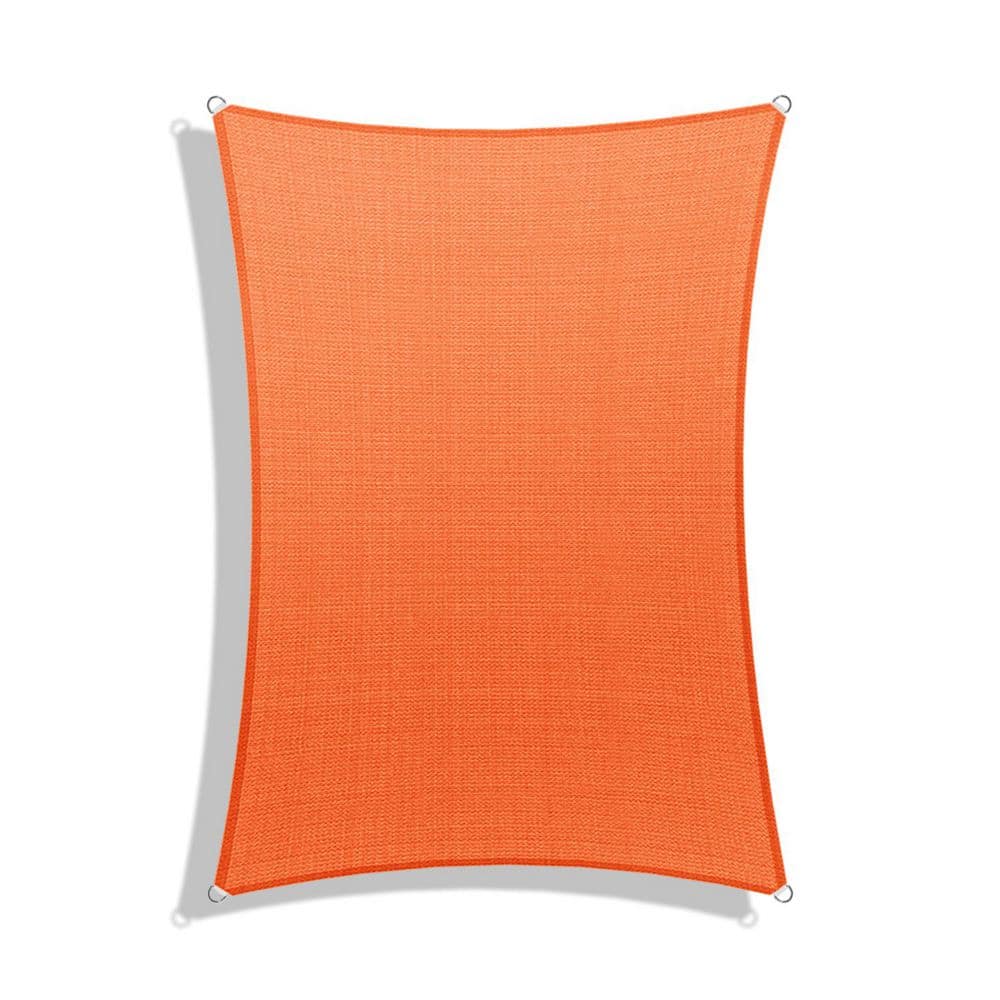 12 ft. x 12 ft. HDPE Sun Shade Sail Rectangle Canopy Shades for Outdoor Patio Pergola, Blockage 95% UV Resistant, Orange price history on PriceWatchPro