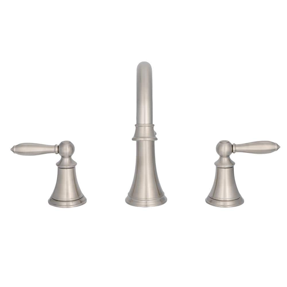 Pfister Courant Brushed Nickel 8-Inch Widespread Bathroom Faucet