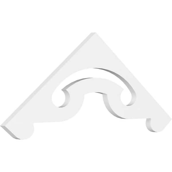Ekena Millwork Northwest 1 in. D x 13-1/2 in. W x 36 in. L Signature Urethane Gable Pediment