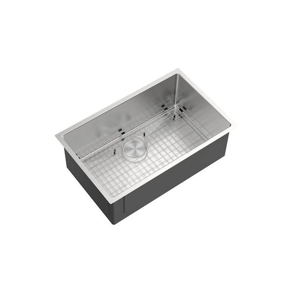 ZUHNE Modena 30-Inch ADA Undermount Kitchen Sink with Accessories, 16 –  Zuhne