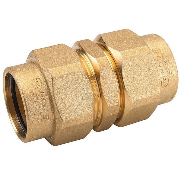 HOME-FLEX 1/2 in. CSST x 1/2 in. CSST Brass Union