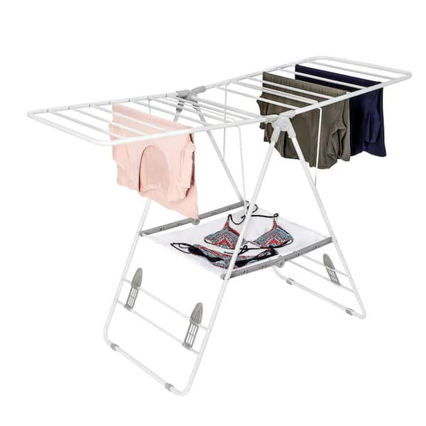 HYNAWIN Clothes Drying Racks, Upgraded Stainless Steel Laundry Drying Rack, Heavy  Duty Collapsible Clothes Storage Rack for Indoor Outd
