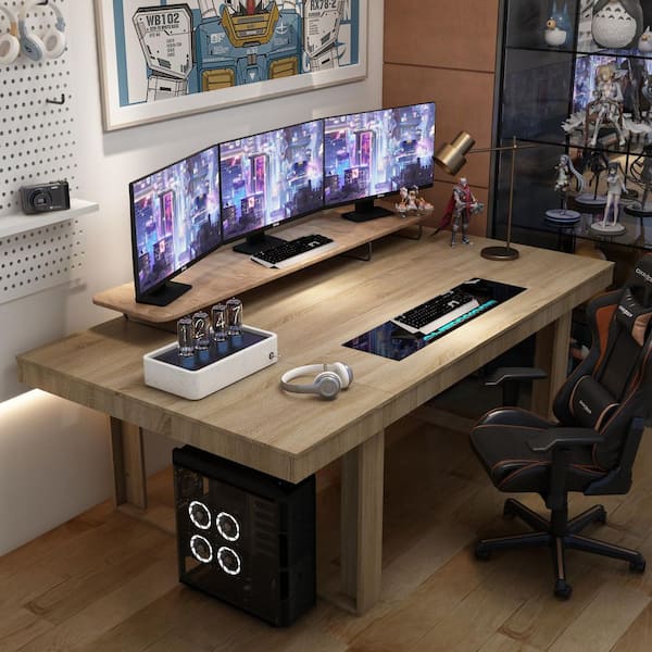 wood desk desktop