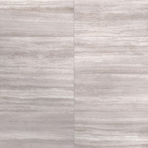 Atlanta Taupe 3.75 in. x 23.7 in. Matte Porcelain Bullnose Tile Trim (0.61 sq. ft./Each)