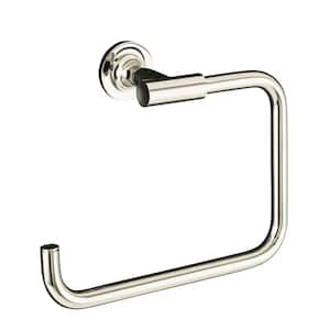 Purist Towel Ring in Vibrant Polished Nickel