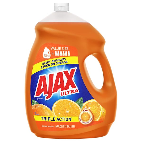Ajax 169 oz. Orange Dish Soap (2-Pack)