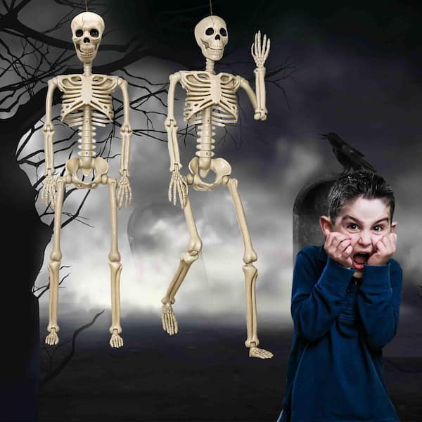 OGETFUUR 36 in. Garden Stake Skeleton with Full Body Posable
