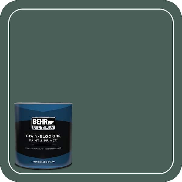BEHR ULTRA 1 qt. #M440-7 Rainforest Satin Enamel Exterior Paint & Primer
