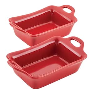 Ceramics 2-Piece, Red, Bakeware Set