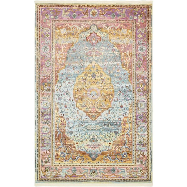 Unique Loom Baracoa Miramar Multi 5' 5 x 8' 0 Area Rug